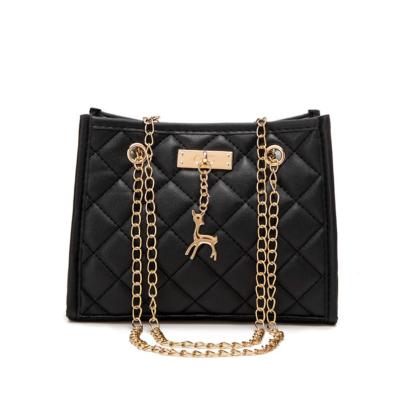 Luna Quilted Chain Handbag