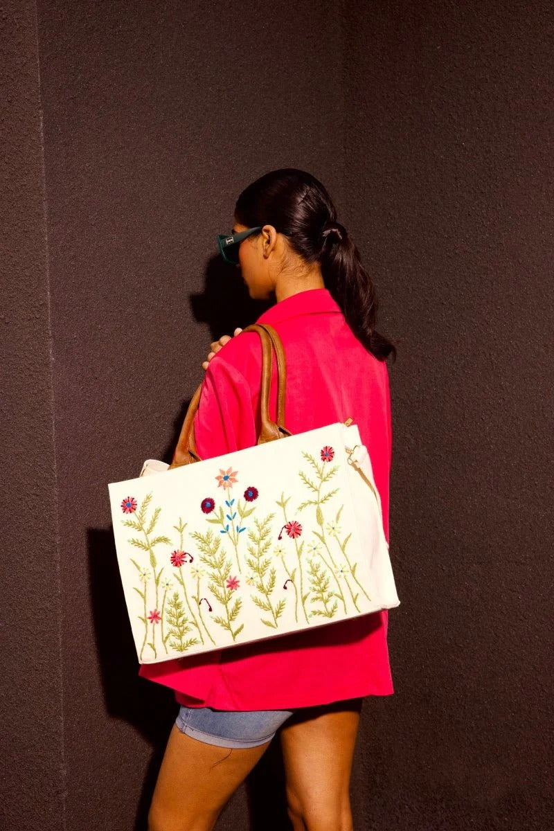Hand Embroidery Tote Bag | Megturn