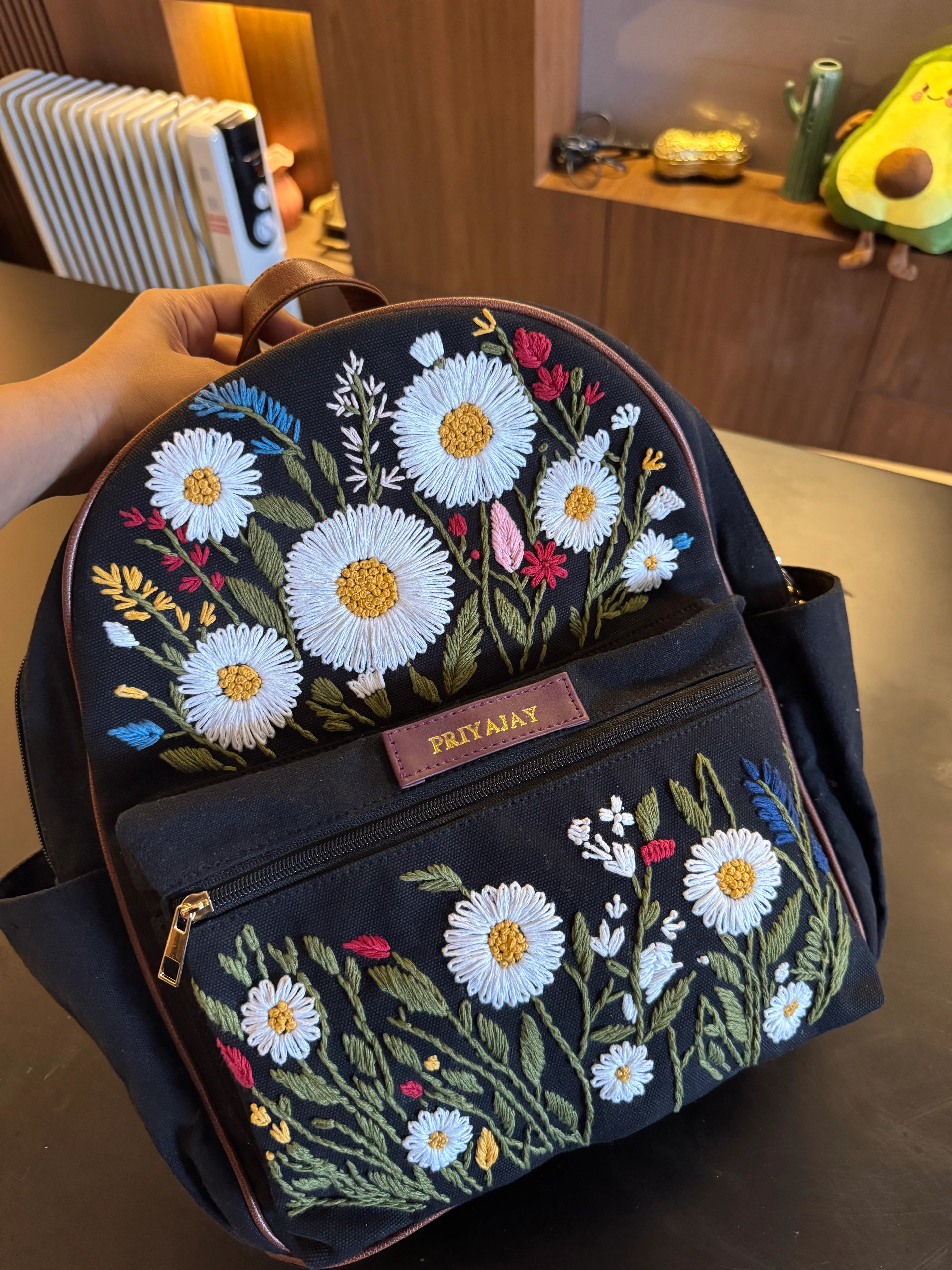 Embroidery backpack